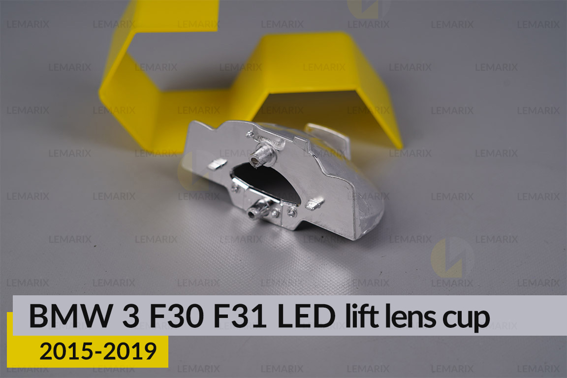 Хромована декоративна чаша велика BMW 3 F30 F31 LED (2015-2019) рест права