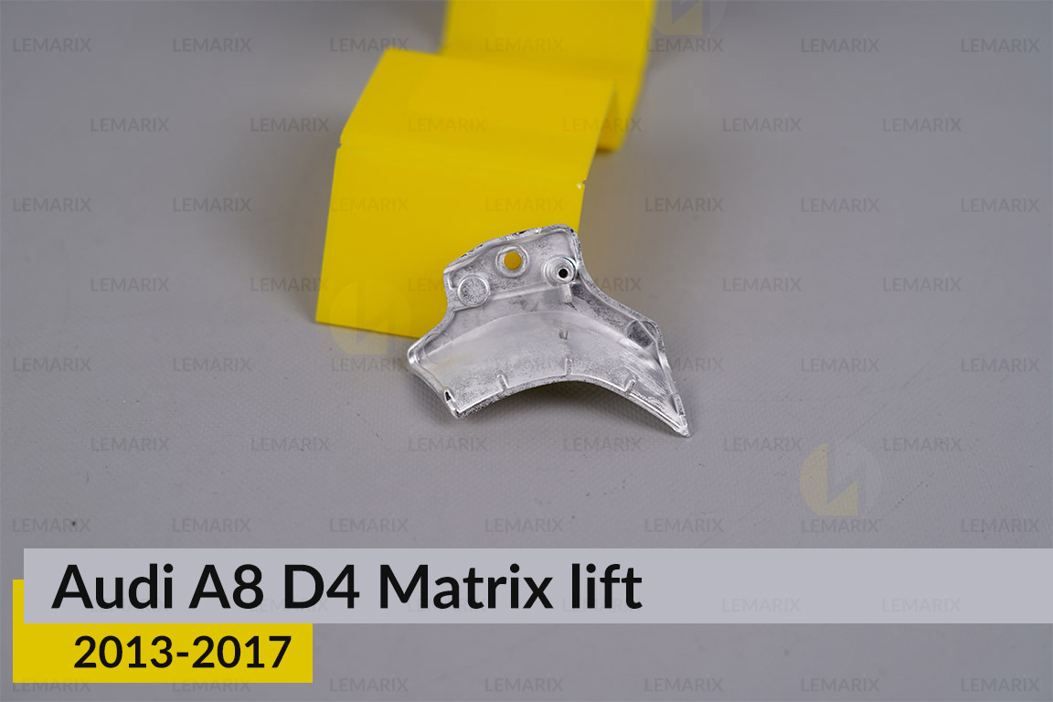 Хромована маска відбивача 3 Audi A8 D4 Matrix (2013-2017) рест права