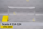 Скло фари Scania 4 114-124 (1996-2004) праве