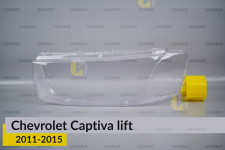 Скло фари Chevrolet Captiva (2011-2015) рест ліве