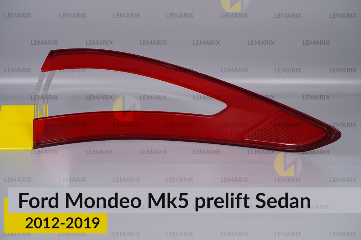 Скло заднього ліхтаря зовнішнє в крилі Ford Mondeo Mk5 Sedan (2012-2019) дорест ліве