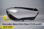Скло фари Mercedes-Benz CLA-Class C118 (2019-2025) дорест праве