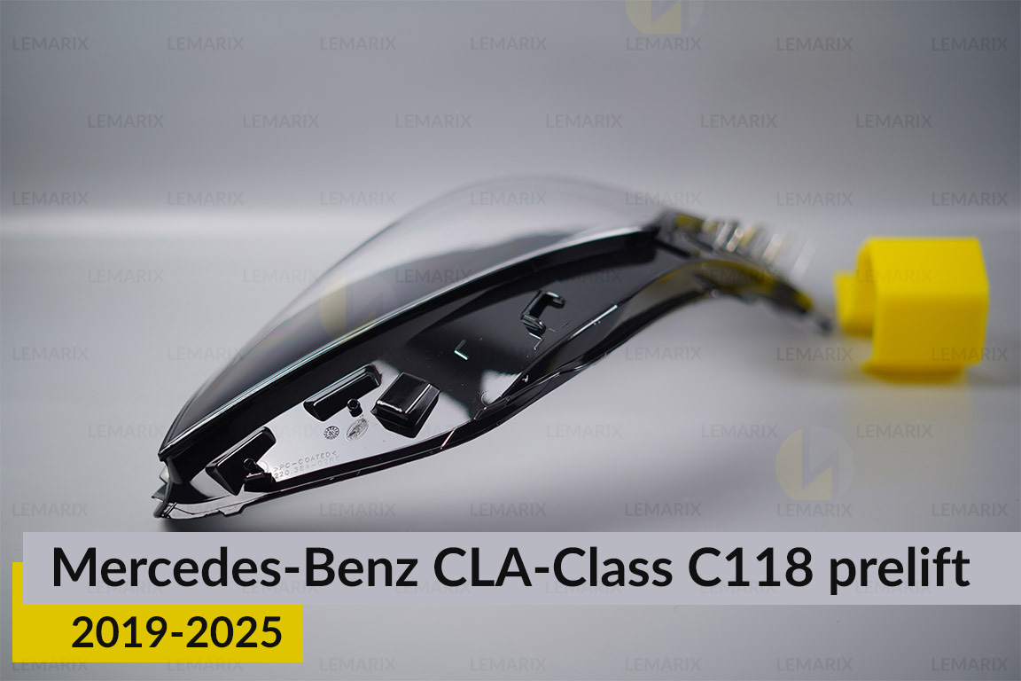 Скло фари Mercedes-Benz CLA-Class C118 (2019-2025) дорест праве