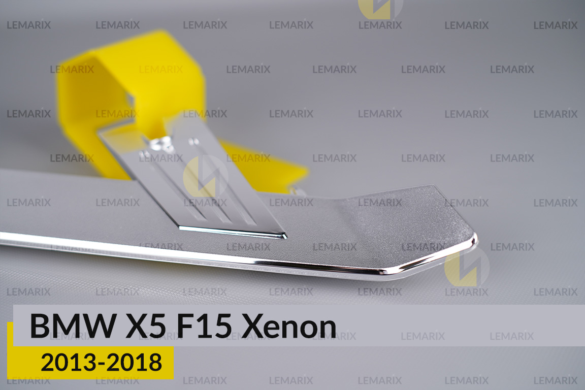 Хромована декоративна маска нижня BMW X5 F15 Xenon (2013-2018) права