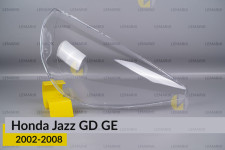 Скло фари Honda Jazz GD GE (2002-2008) праве