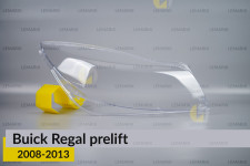 Скло фари Buick Regal (2008-2013) дорест праве