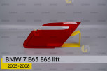 Скло заднього ліхтаря внутрішнє в кришці багажника BMW 7 E65 E66 (2005-2008) рест праве
