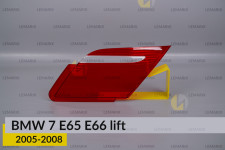 Скло заднього ліхтаря внутрішнє в кришці багажника BMW 7 E65 E66 (2005-2008) рест праве