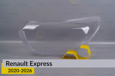 Стекло фары Renault Express (2020-2026) левое
