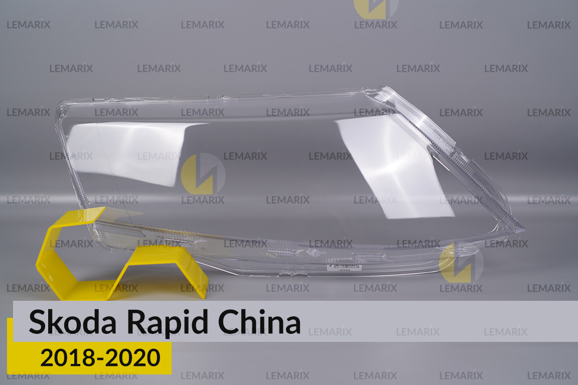 Скло фари Skoda Rapid China (2018-2020) праве