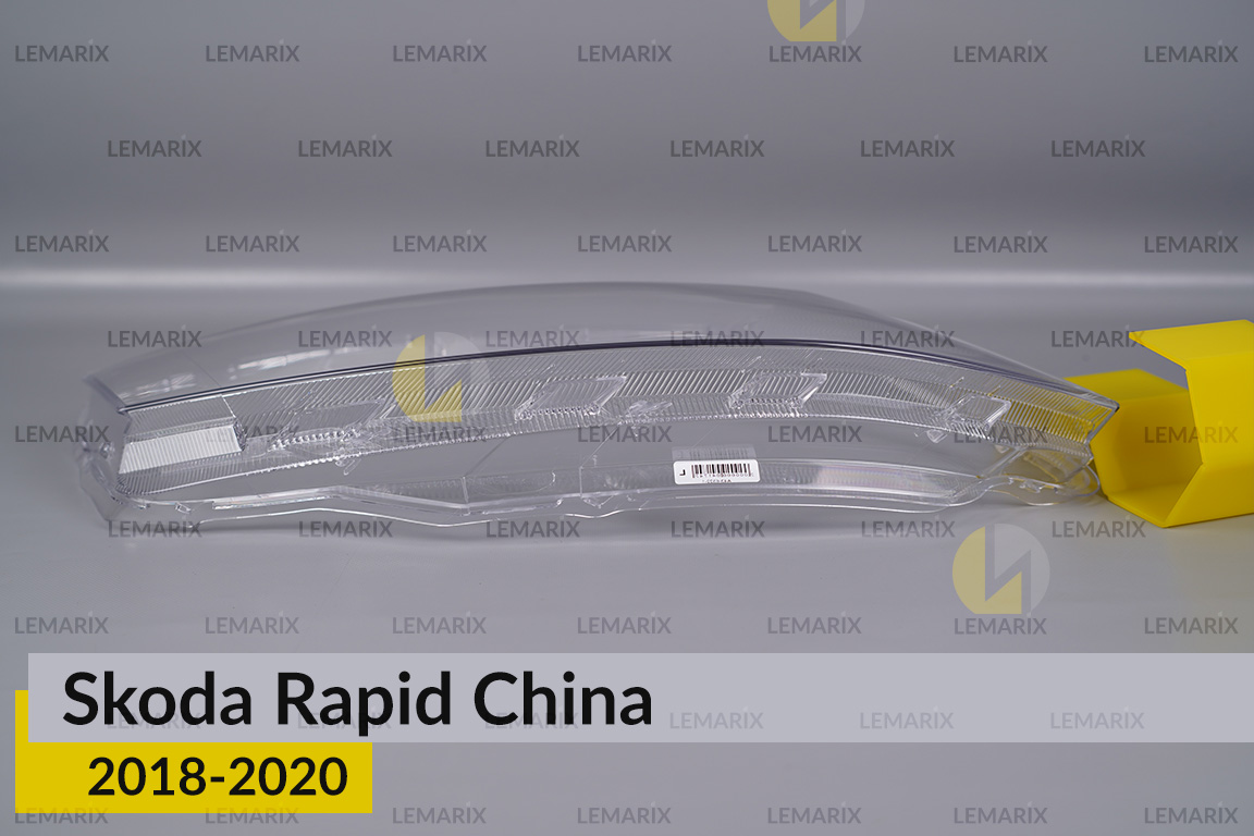Скло фари Skoda Rapid China (2018-2020) праве