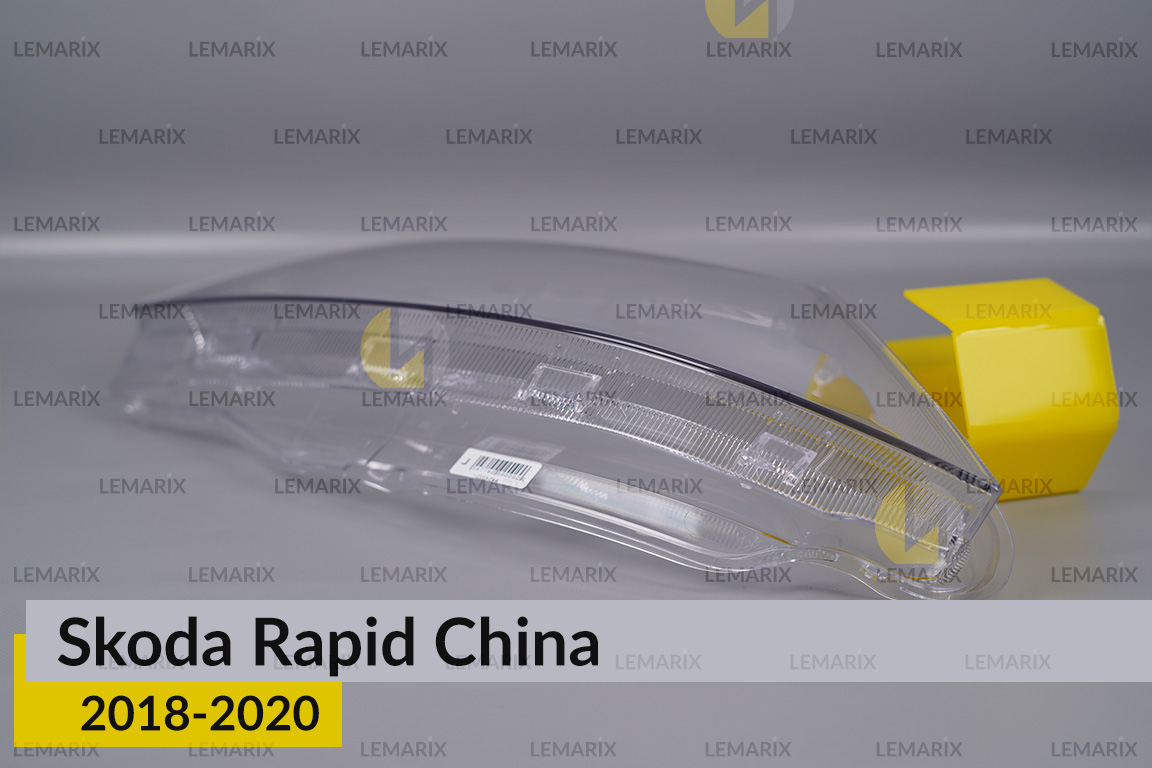Скло фари Skoda Rapid China (2018-2020) праве
