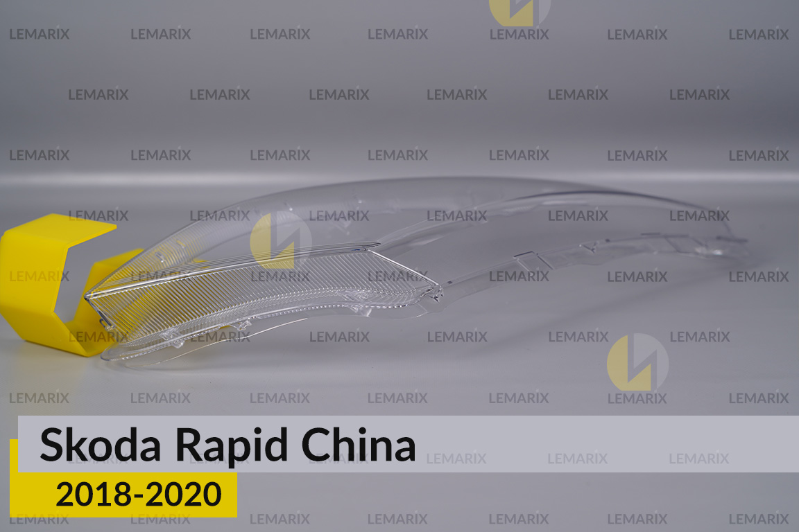 Скло фари Skoda Rapid China (2018-2020) праве