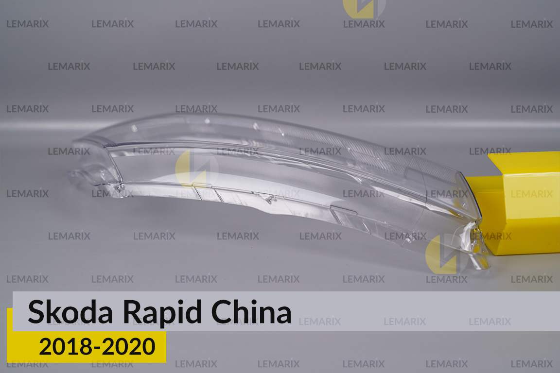 Скло фари Skoda Rapid China (2018-2020) праве