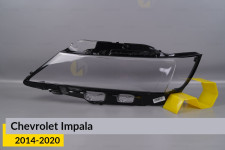 Скло фари Chevrolet Impala (2014-2020) ліве