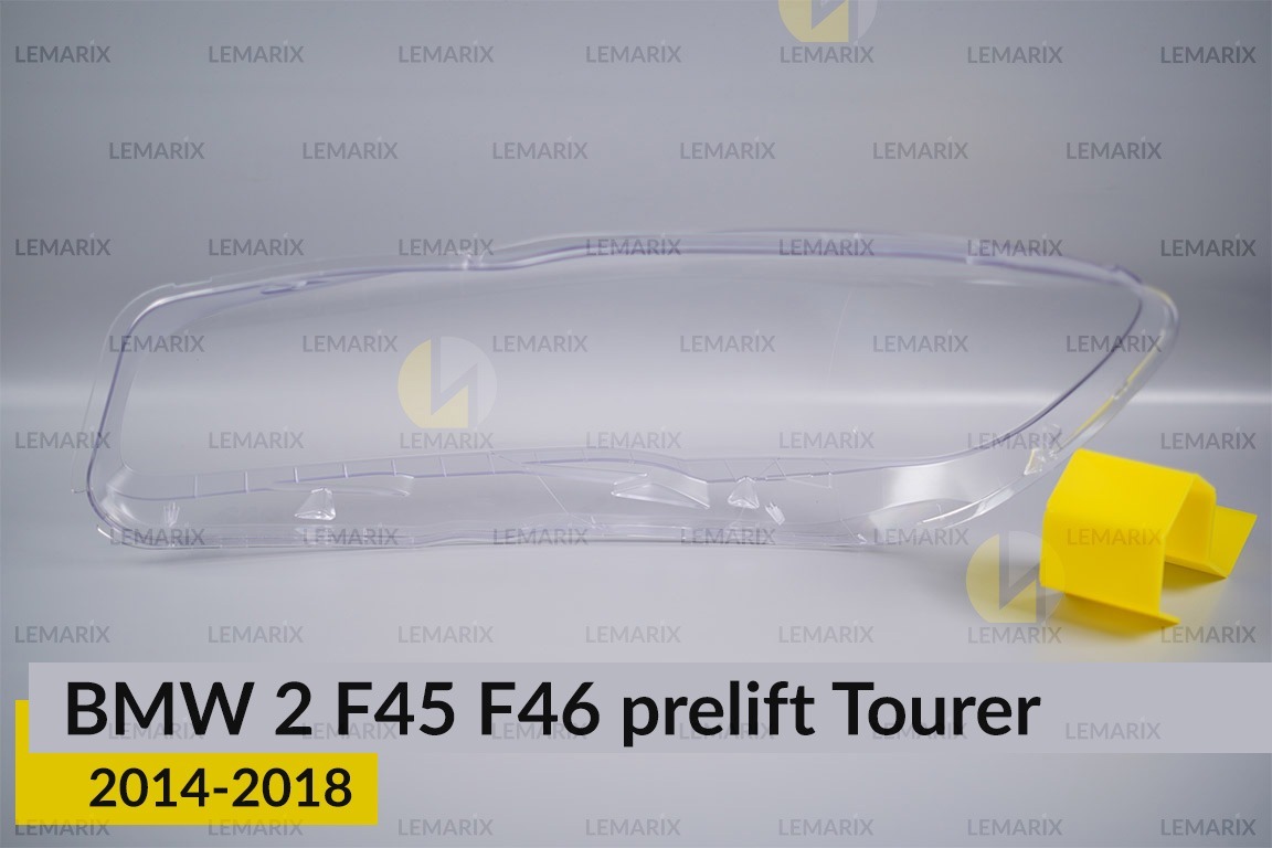 Скло фари BMW 2 F45 F46 Tourer (2014-2018) дорест праве