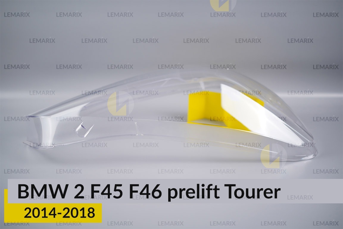Скло фари BMW 2 F45 F46 Tourer (2014-2018) дорест праве