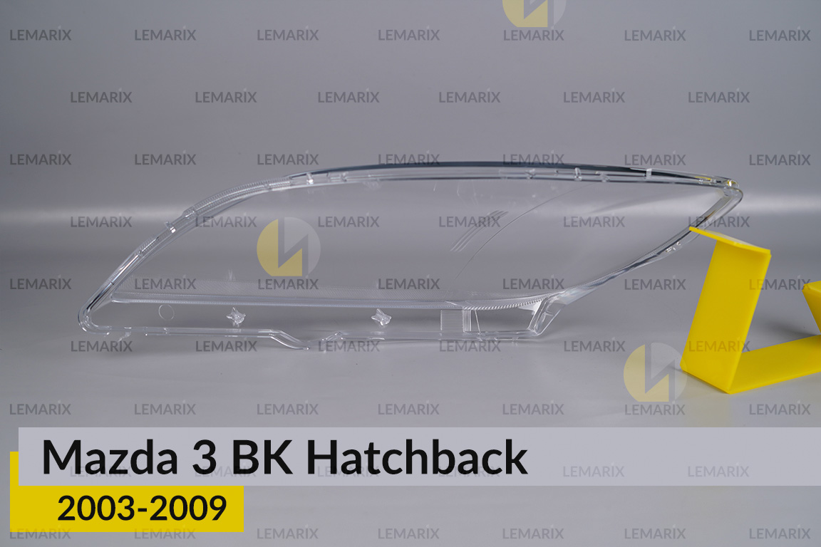 Скло фари Mazda 3 BK Hatchback (2003-2009) праве
