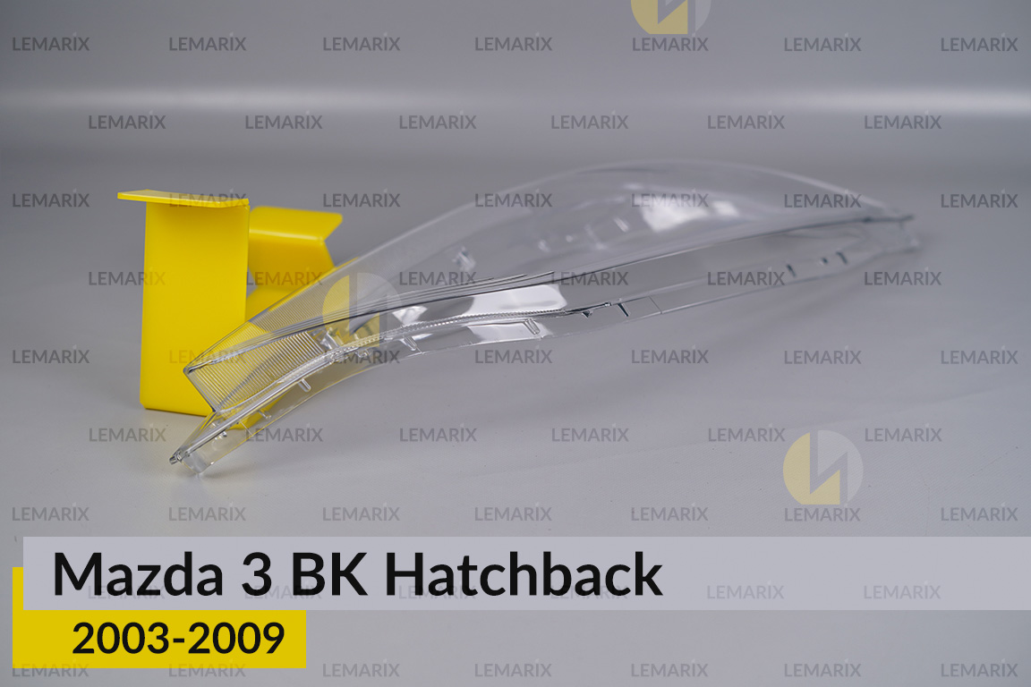 Скло фари Mazda 3 BK Hatchback (2003-2009) праве