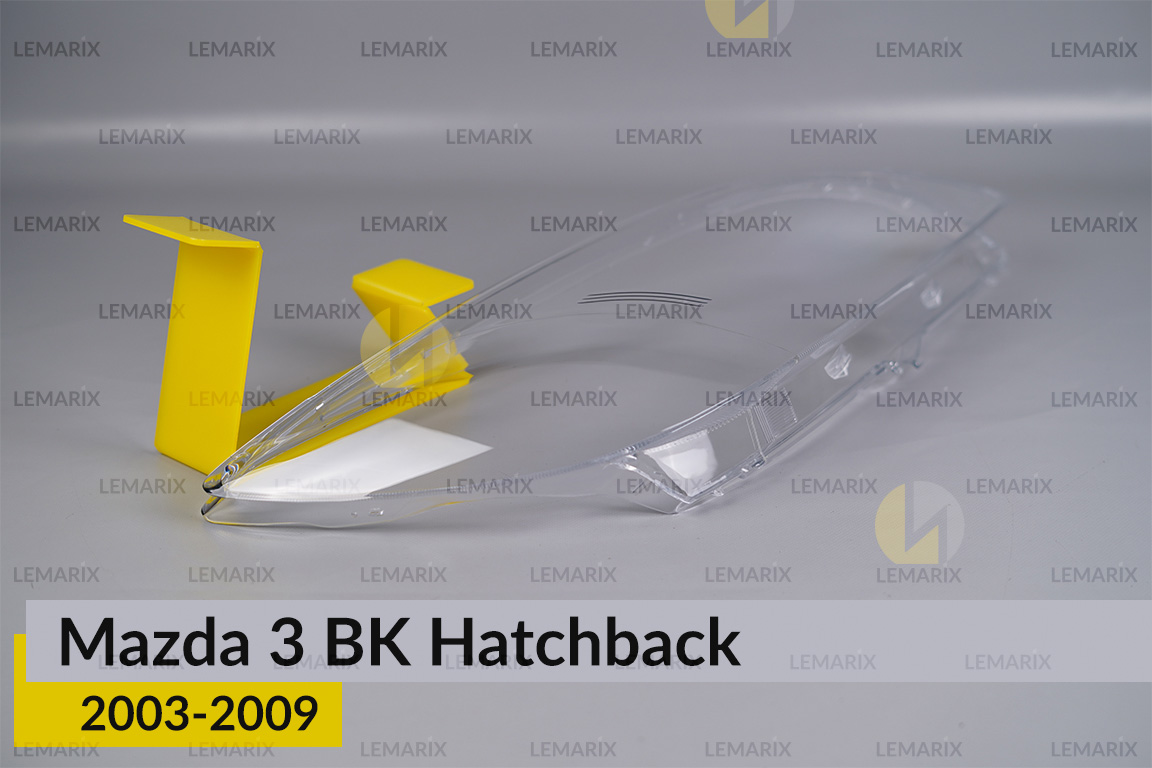 Скло фари Mazda 3 BK Hatchback (2003-2009) праве