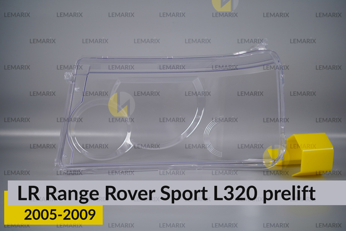 Скло фари Land Rover Range Rover Sport L320 (2005-2009) дорест праве