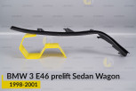 Захисна планка резинова на фару BMW 3 E46 Sedan Wagon (1998-2001) дорест права