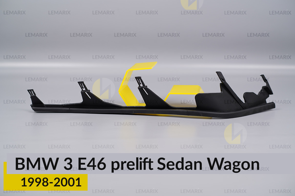 Захисна планка резинова на фару BMW 3 E46 Sedan Wagon (1998-2001) дорест права