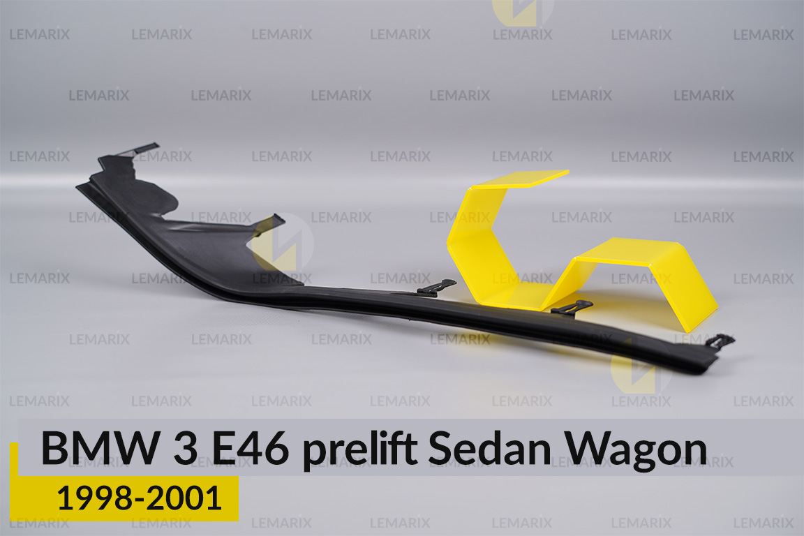 Захисна планка резинова на фару BMW 3 E46 Sedan Wagon (1998-2001) дорест права