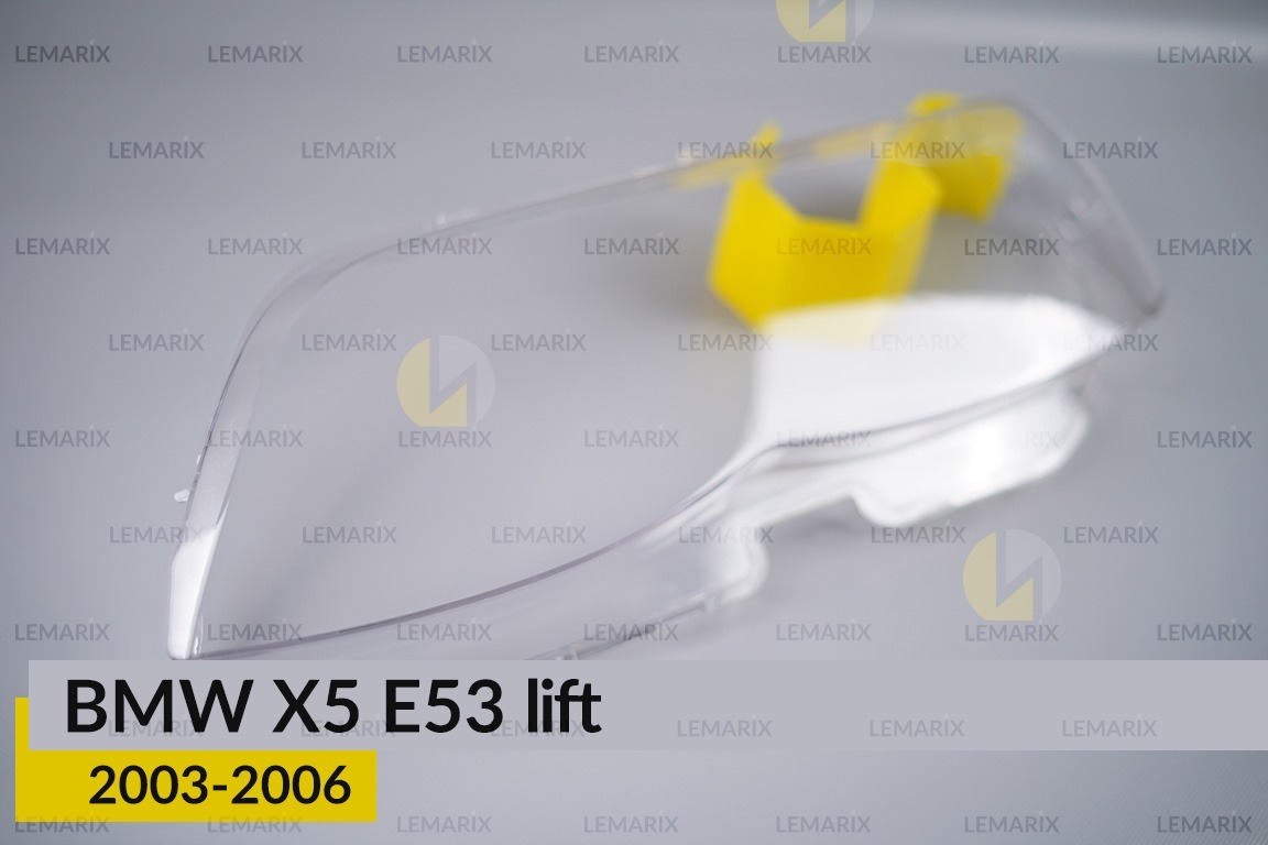 Скло фари BMW X5 E53 (2003-2006) рест ліве