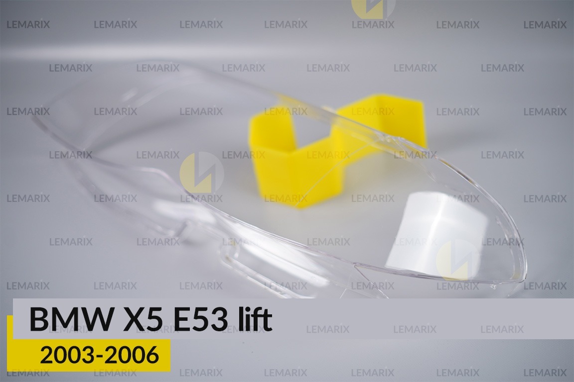 Скло фари BMW X5 E53 (2003-2006) рест ліве
