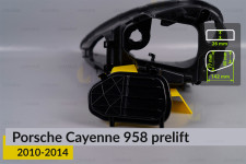 Крышка колпак заглушка фары Porsche Cayenne 958 (2010-2014) дорест средняя правая