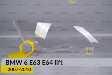 Скло фари BMW 6 E63 E64 (2007-2010) рест праве