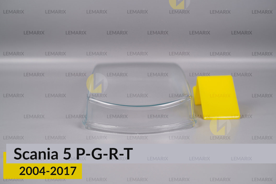 Скло фари Scania 5 P-G-R-T (2004-2017) ліве