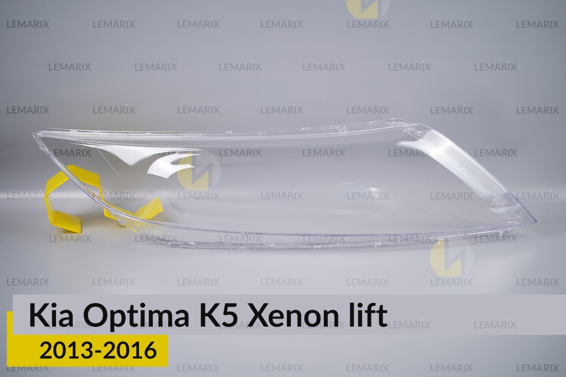 Скло фари KIA Optima K5 Xenon (2013-2016) рест праве