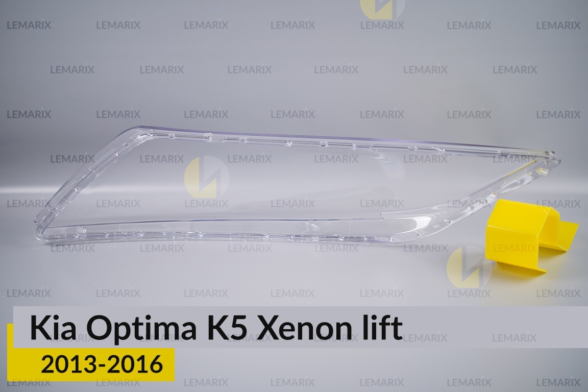 Скло фари KIA Optima K5 Xenon (2013-2016) рест праве