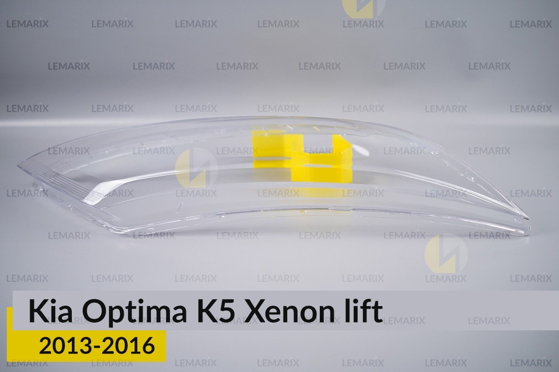 Скло фари KIA Optima K5 Xenon (2013-2016) рест праве