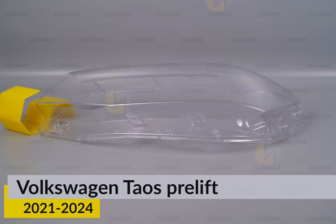 Скло фари VW Volkswagen Taos (2021-2024) дорест ліве