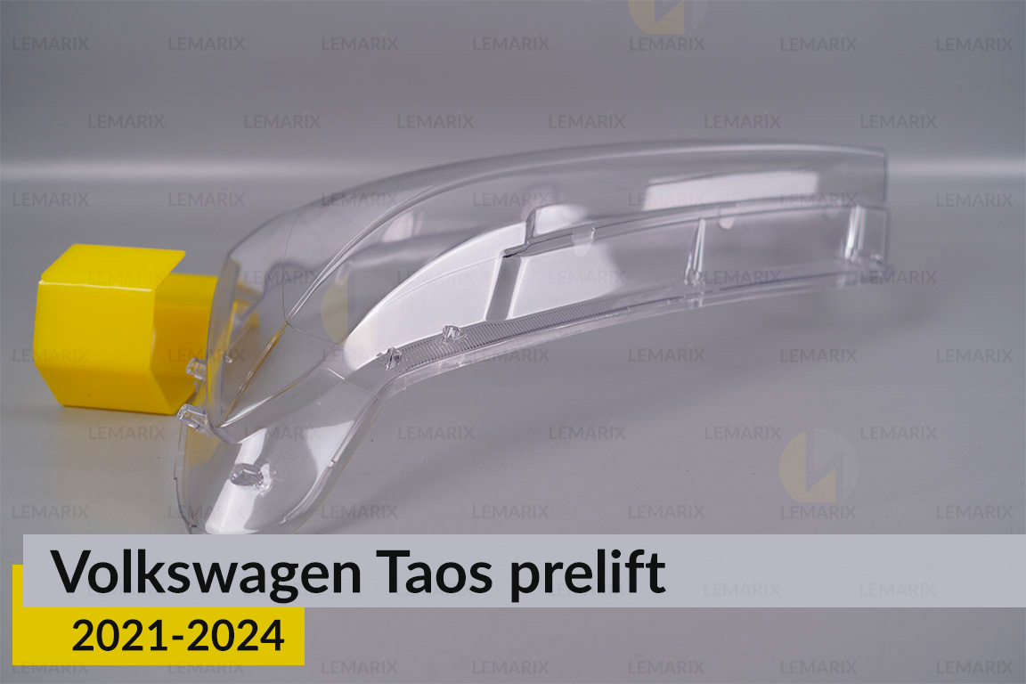 Скло фари VW Volkswagen Taos (2021-2024) дорест ліве
