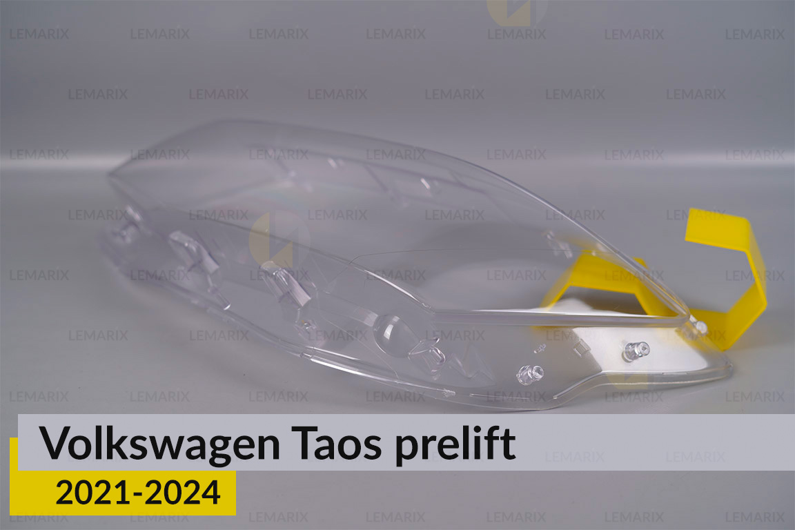 Скло фари VW Volkswagen Taos (2021-2024) дорест ліве