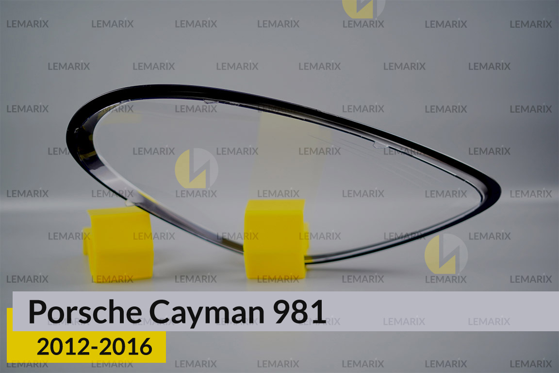 Скло фари Porsche Cayman 981 (2012-2016) ліве