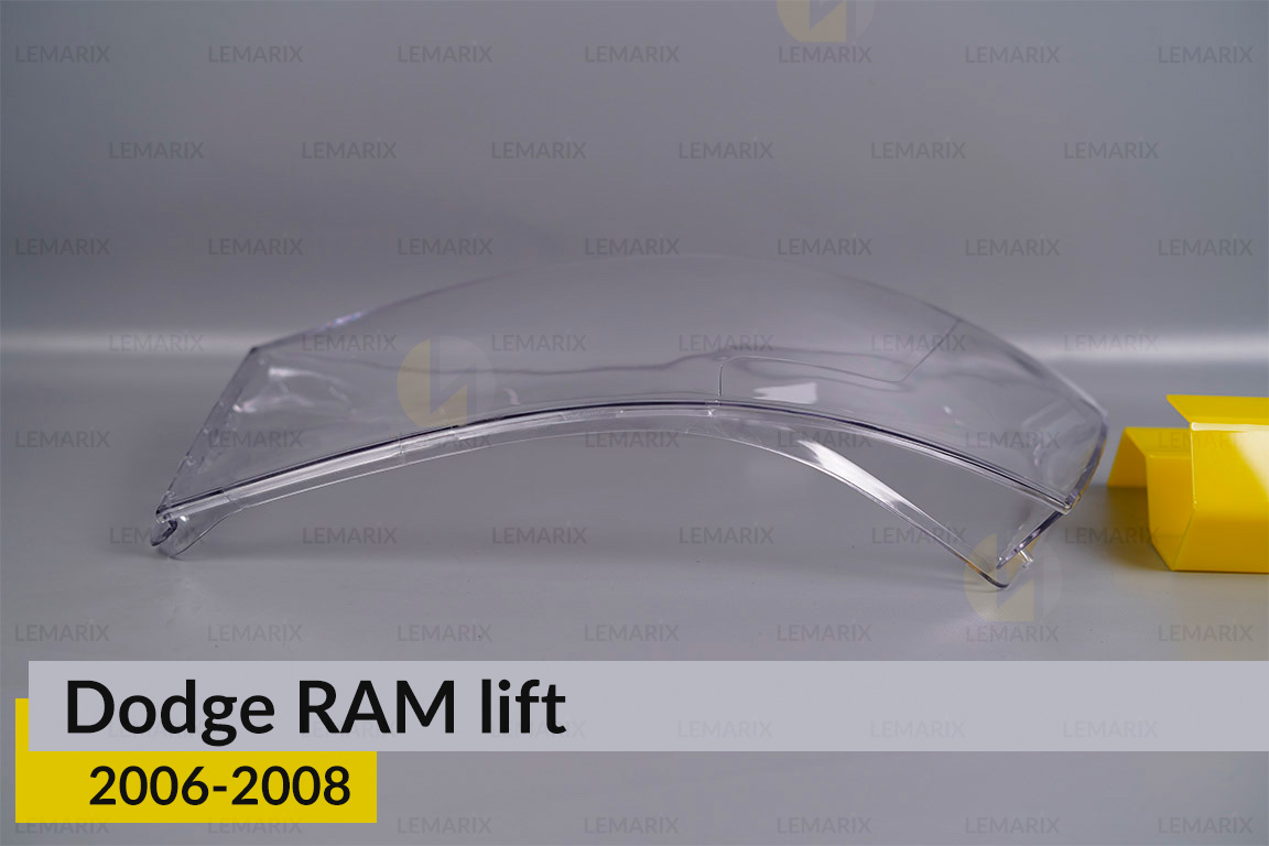 Скло фари Dodge RAM (2006-2008) рест ліве