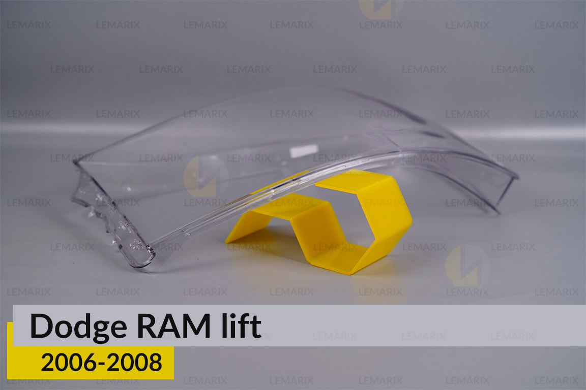 Скло фари Dodge RAM (2006-2008) рест ліве