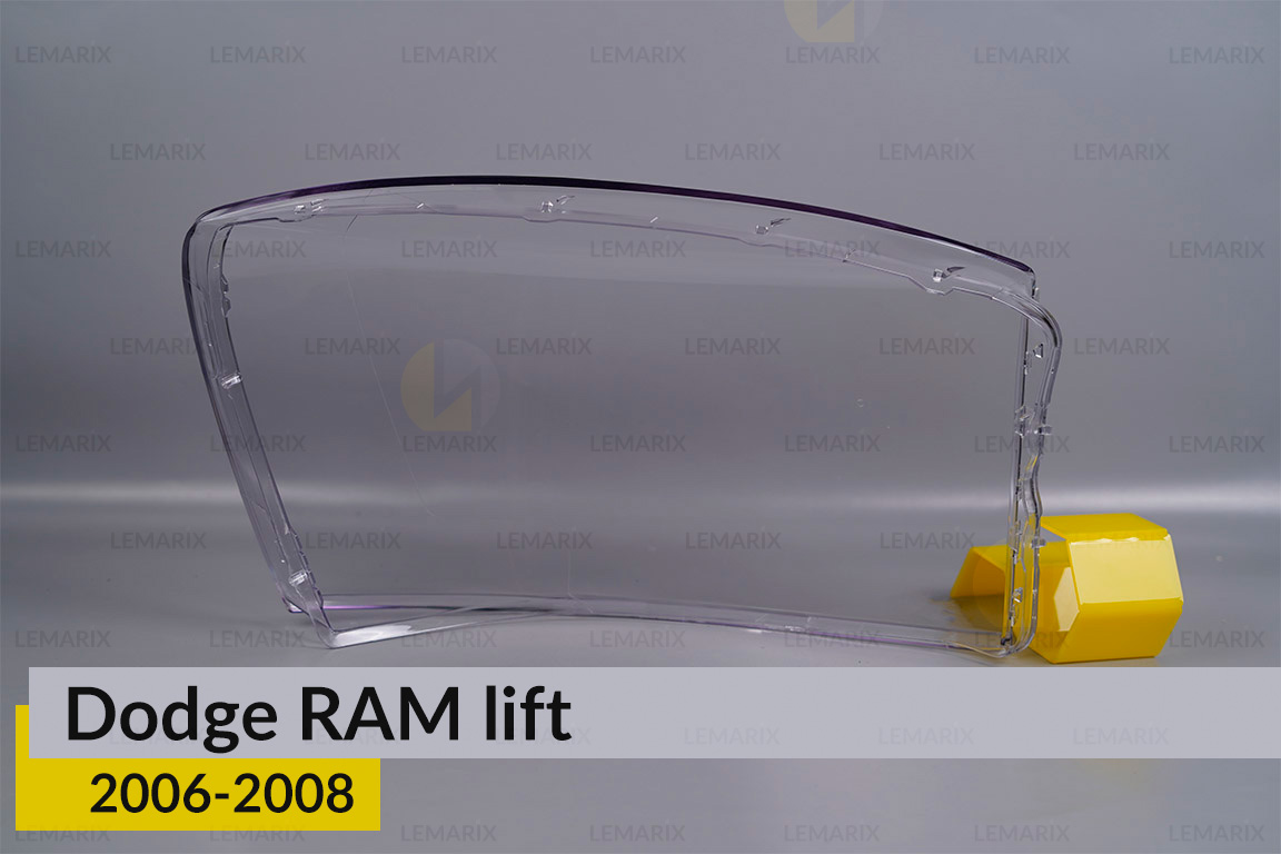 Скло фари Dodge RAM (2006-2008) рест ліве