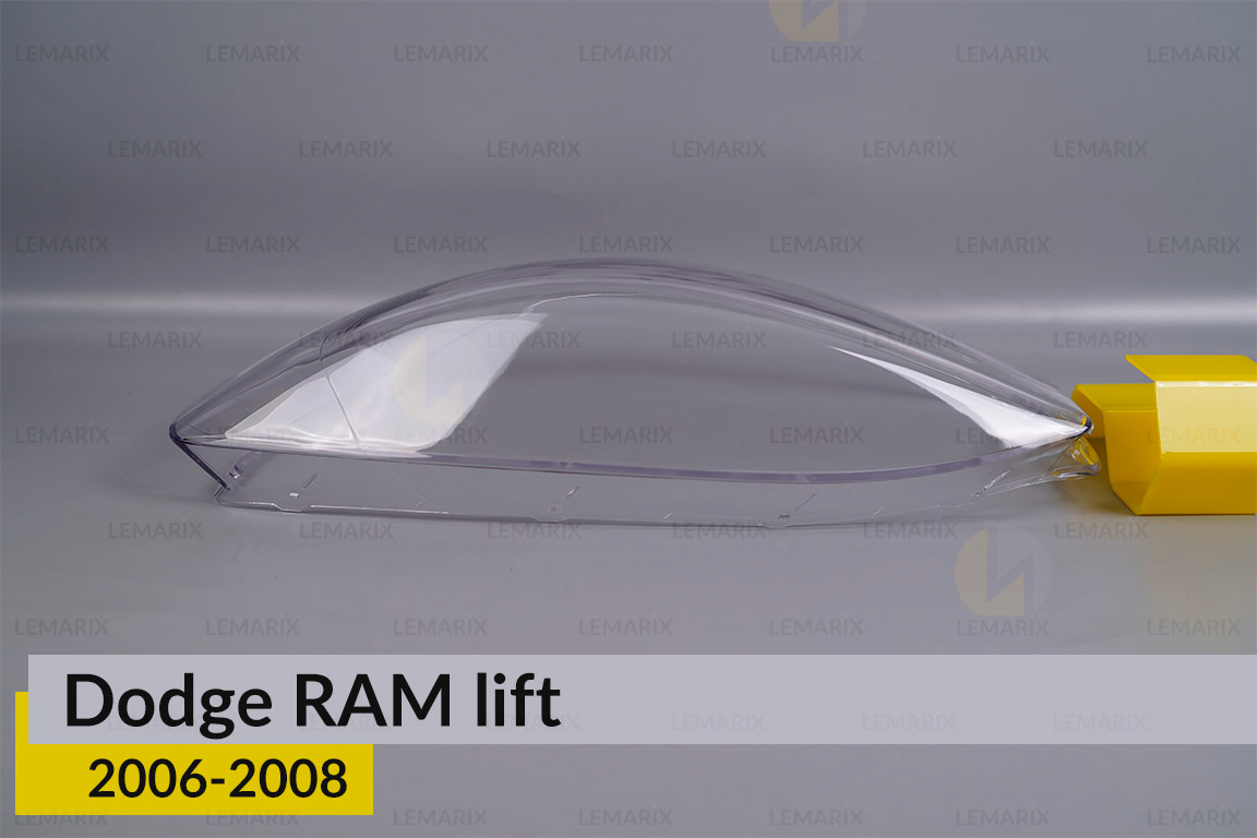Скло фари Dodge RAM (2006-2008) рест ліве