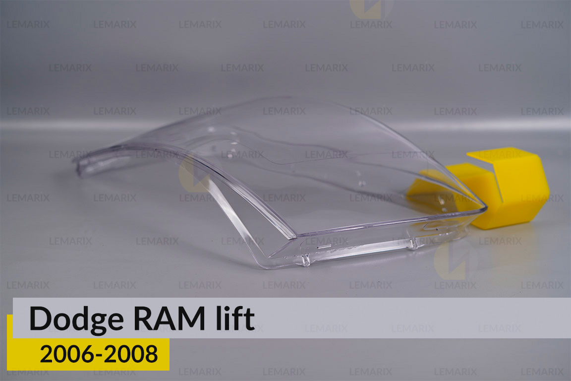 Скло фари Dodge RAM (2006-2008) рест ліве
