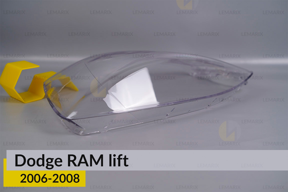 Скло фари Dodge RAM (2006-2008) рест ліве