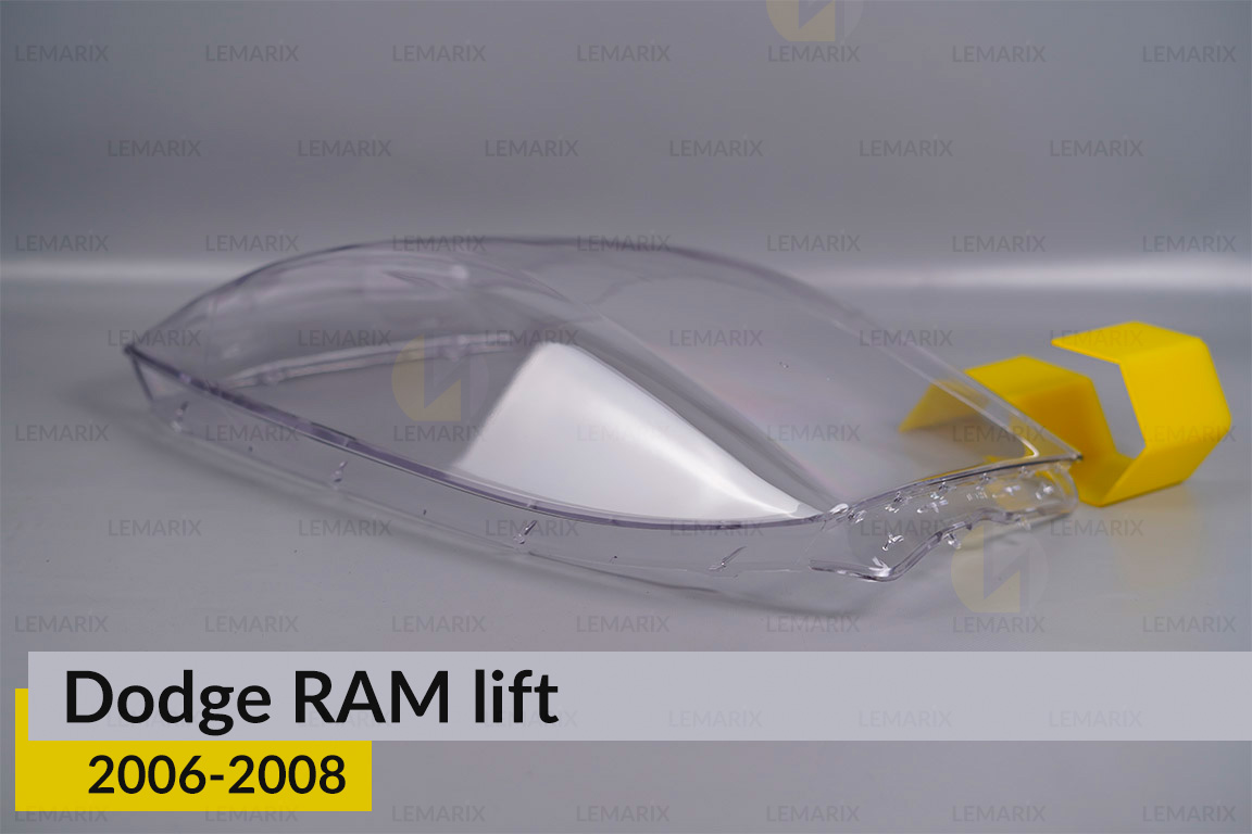 Скло фари Dodge RAM (2006-2008) рест ліве