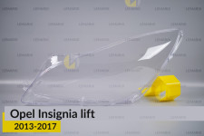 Скло фари Opel Insignia (2013-2017) рест ліве