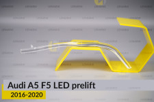 Світловод фари Audi A5 F5 LED (2016-2020) дорест великий зовнішній правий