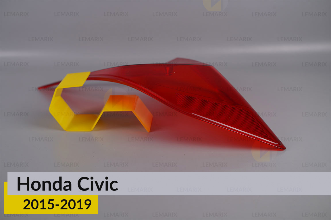 Скло заднього ліхтаря зовнішнє в крилі Honda Civic (2015-2019) праве